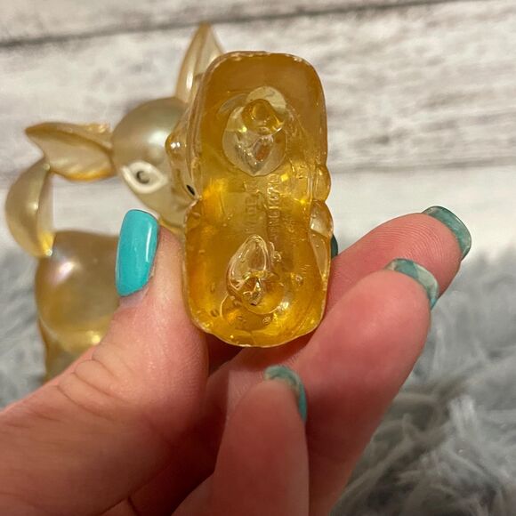 Vintage Lucite Gold Iridescent Deer Hong Kong - Picture 8 of 8